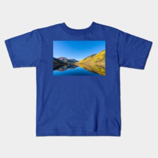 Colorado Rocky Mountain Scenic Autumn Landscape Kids T-Shirt